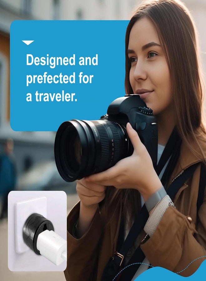 ام كي مقبس MX عالمي ثلاثي الأطراف، محول 5 أمبير إلى 5 أمبير، محول سفر 240 فولت، قابس تحويل دائري ثلاثي الأطراف ثنائي الأطراف قابل للدوران حتى 180 درجة، عبوة من قطعتين - Image 4